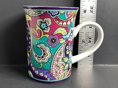 Vera Bradley Coffee Mug Cup Paisley Pattern • $14.99