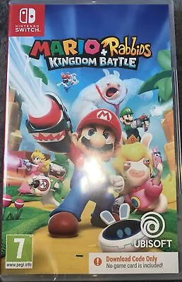 Mario + Rabbids Kingdom Battle For Nintendo Switch (Code Version) Sealed • £10.89