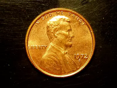 1972-s   Au Lincoln Memorial Cent #1 • $1.35