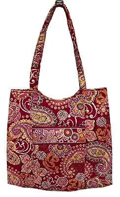 Vera Bradley Raspberry Fizz Curvy Tote • $20.99