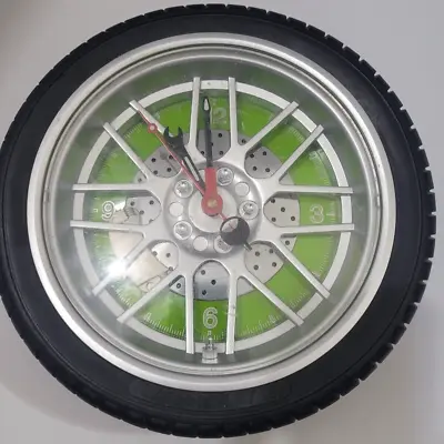 Quartz Tire Clock - Kid's Décor - Cars Theme - Working Clock • $4.99