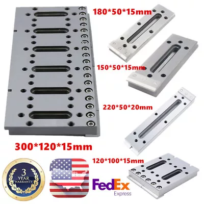$31 • Buy Wire EDM Fixture Board Stainless Jig Tool For Clamping And Leveling 120-300mm US