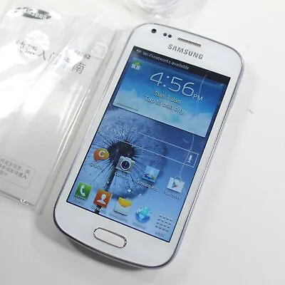  Samsung Galaxy Trend Duos GT-S7562 (Unlocked) Smartphone 3G GSM - WHITE  • $89.99