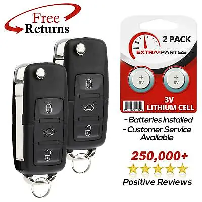 2 For HLO1J0959753AM Volkswagen Jetta Keyless Entry Remote Car Flip Key Fob • $22.29