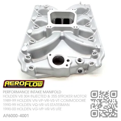 Aeroflow Carby Intake Manifold V8 304 & 355 [holden Vq-vr-vs Statesman/caprice] • $555.25