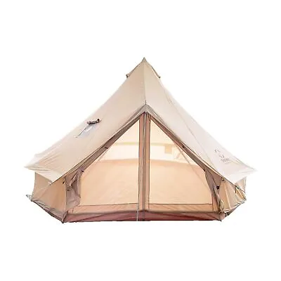 S'more Canvas Family Camping Tent For 4/6/8 Person 4 Season Glamping Tent H... • $455.94