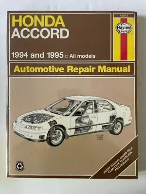 Honda Accord 1994 - 1995 All Models Haynes Automotive Repair Manual NEW • $26