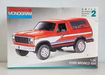 Monogram Ford Bronco 4X4 Truck 1/24 Scale Plastic Model Kit 2962 New Sealed • $59.95
