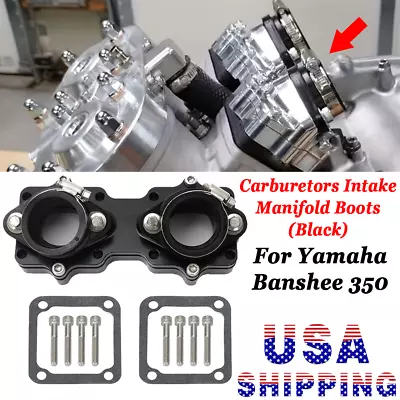 US 33 34 35mm Carbs Carburetors Intake Manifold Boots Kit For Yamaha Banshee 350 • $43.99