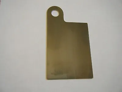 STAINLESS STEEL MOTORCYCLE INSPECTION STICKER PLATE(2 5/16 X3 1/16 ) 7/16  Hole • $12.24