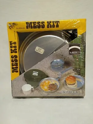 $12.95 • Buy Vintage Mirro Mess Kit 5 Piece Aluminum Cooking Kit - M-4362-53, New-Made In USA