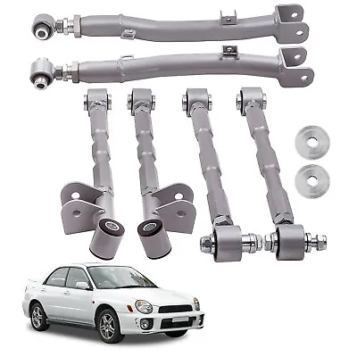 Rear Full Adjustable Lateral Link Traling Arm 6 Link Kit For Subaru Impreza WRX • $201.99