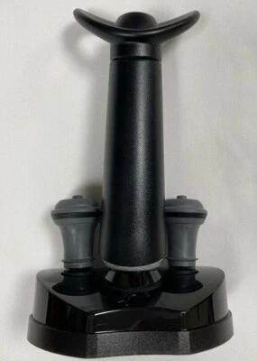 $18 • Buy Vacu Vin Wine Saver Concerto 4 Piece Set Vacuum Pump Stand 2 Wine Stoppers