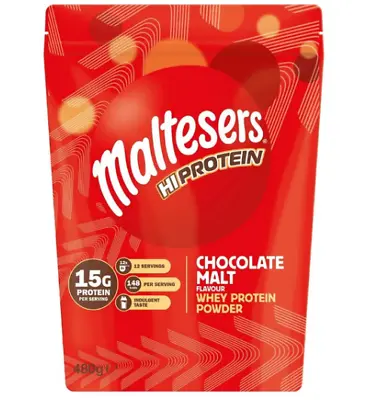 932353 1 X 450g Bag Maltesers Hi-protein Chocolate Malt Flavoured Whey Protein • $59.99