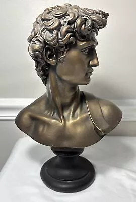 Michelangelo Bust Of David By Ruggeri Bronzed Color • $45