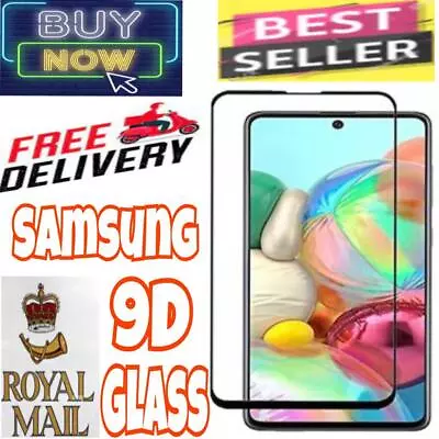 For Samsung Galaxy A71 A73 5G A90 M11 Note 20 9D Tempered Glass Screen Protector • £1.49