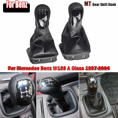 5/6 Speed For Benz W168 A Class 1997-2004 Gear Shift Knob Lever Shifter Boot • $27.27