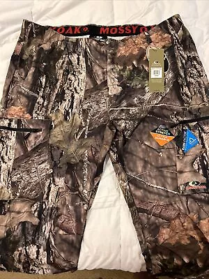 Mossy Oak Camo Cargo Hunting Pants Mens Size 3XL 48/50  Break-Up Country NWT • $20.30