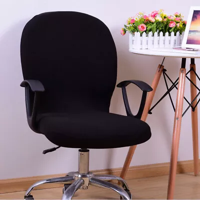 $13.02 • Buy Stretch Office Chair Cover Swivel Removable Computer Armchair Seat Slipcovers AU