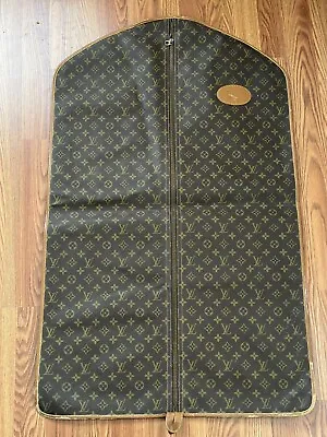 Louis Vuitton 39  Long Garment Bag Double Sided Monogram Canvas Travel Luggage • $825