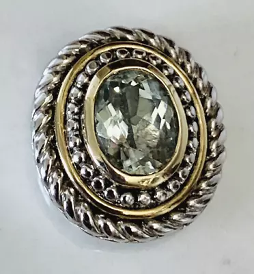 Alwand VAHAN Swiss Pendant (No Necklace Chain) Sterling Silver 925 & 10k Gold AV • $111