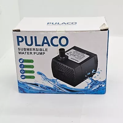 Pulaco Mini Submersible Water Pump PL-128 AC 110-120v/60Hz 5w 95GPH Hydroponics • $8.93