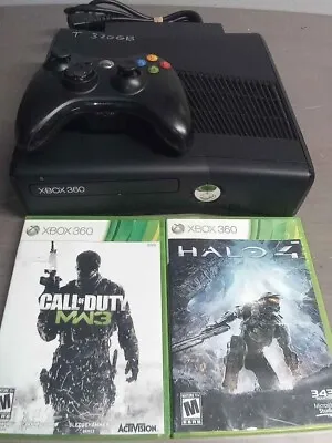 Xbox 360 S Console With Controller And COD MW3 And Halo 4 • $125