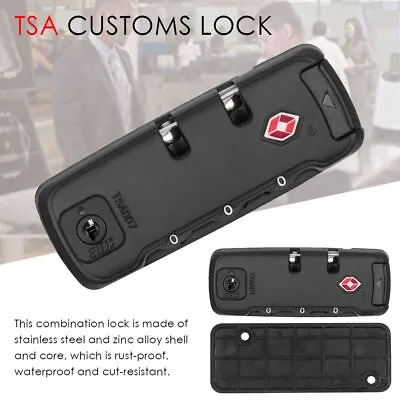$11.78 • Buy Luggage Safely Code Lock TSA Customs Lock 2 Digit Combination Lock TSA21101