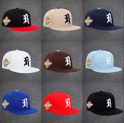 New 2023  Letter R Snapback Baseball Cap Hat Adjustable Cali Hip Hop Flat • $12.95