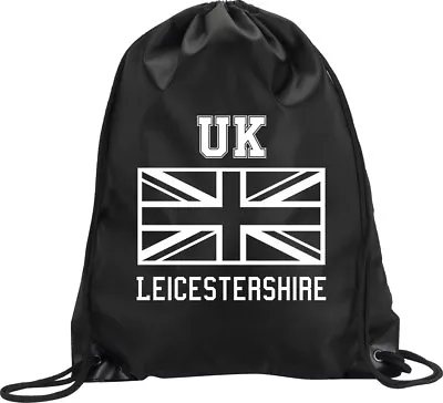 Backpack Bag Leicestershire Uk United Kingdom Union Jack Gym Handbag Sport M1 • £7.50