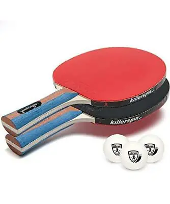 $57.69 • Buy Killerspin Jet Set Of 2 Ping Pong Paddles And 3 Table Tennis Balls