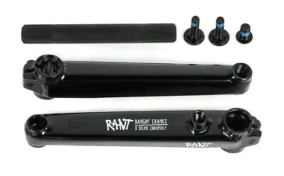 RANT BANGIN 8 BMX CRANKS 175 Mm SUBROSA SHADOW CULT KINK GT HARO SE BLACK NEW • $53.99