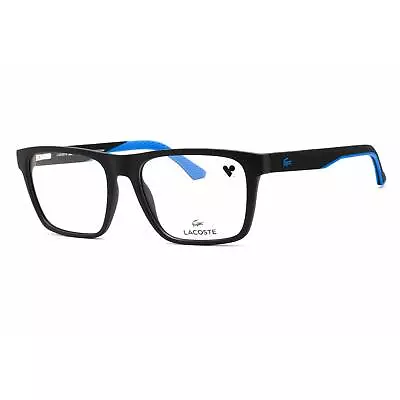 Lacoste Men's Eyeglasses Matte Black Plastic Rectangular Shape Frame L2899 002 • $43.39