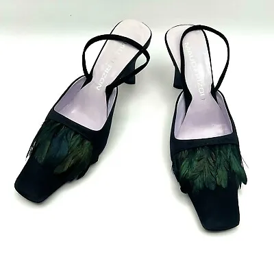 Maud Frizon Heels With Feathers Size 8 • $80