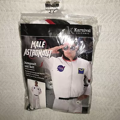 Adult Size XL Karnival Astronaut Nasa Space Flight Suit Halloween Costume 82089 • $15.85