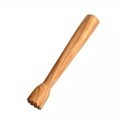 Olive Wood Muddler For Cocktails Stylish Wooden Mojito Muddler Professional Bar  • $19.49