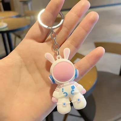 Brand New Space Rabbit Key Chain PVC Doll Fashion Bag Car Pendant • $0.39