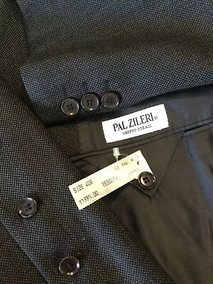 Pal Zileri Tessuto Fratelli Delfino Blazer ITALY 40R 3 Button Vest $1385 Brown • $141.22