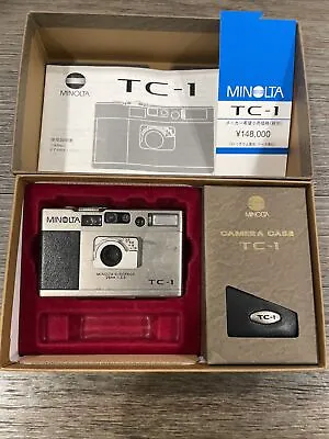 Minolta TC-1 35mm Point & Shoot Film Camera With Original Box And Case • $875