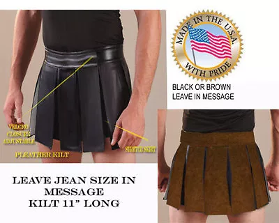 Gladiator Kilt Costume II Warrior Greek Roman  Spartan Made To Jean Size   • $29.55