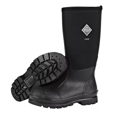 MUCK BOOT COMPANY Men's Waterproof Outdoor Chore Hi Black Work Boots - Sizes • $120