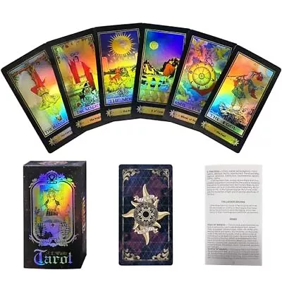 Tarot Cards Set -78Pcs Fate Forecasting Cards Game Set Vintage Card Future Te... • $10.91