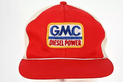 Vintage GMC Diesel Power Trucker Hat Red • $24.99