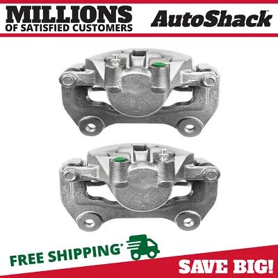 Front Brake Calipers W/ Bracket Pair 2 For Chevy Equinox Impala GMC Terrain 2.4L • $90.99