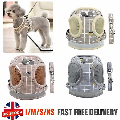 £6.49 • Buy Puppy Small Dog Cat Harness And Walking Leads Set Pet Supplies Reflective Vest