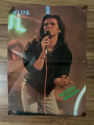 Thomas Anders Modern Talking VINTAGE Middle East MAGAZINE GIFT POSTER RARE VHTF • $19.99