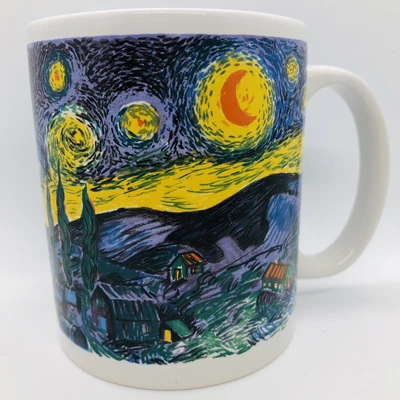 $22.58 • Buy Vincent Van Gogh Starry Night Coffee Mug Cup No Chips Cracks