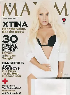 Maxim* Oct 2013* Christina Aguilera * new • $5