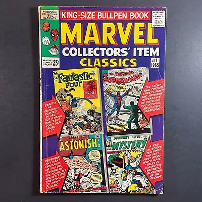 Marvel Collector's Item Classics 1 Silver Age Marvel 1965 Stan Lee Comic Kirby • $24.95