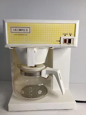 Vintage 70's Mr. Coffee II Maker Automatic Brewing USA Made Tested 8 Cup CB-500 • $75